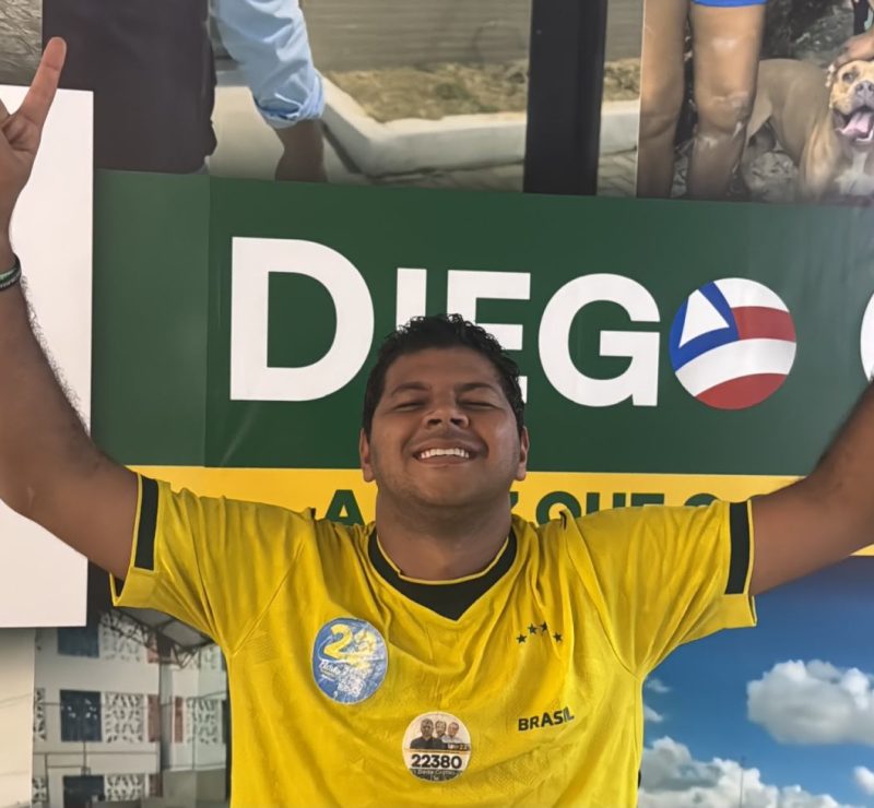 Diego Castro é reeleito deputado estadual e é o mais votado do PL na Bahia