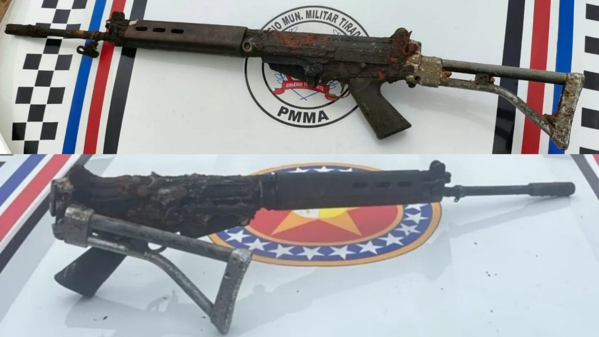 Dois fuzis são encontrados submersos no Rio Tocantins, no Maranhão, em uma semana