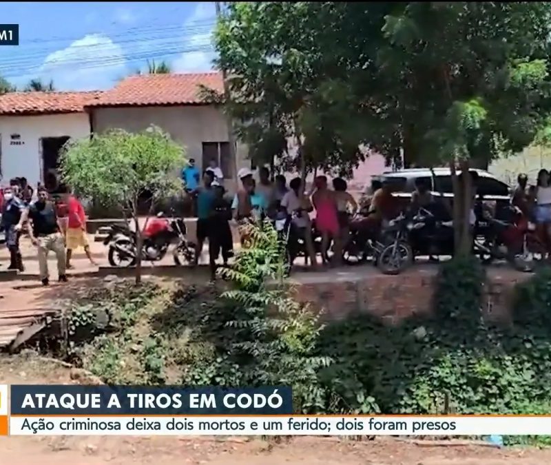 Dois homens são mortos e outro fica ferido em ataque a tiros em Codó