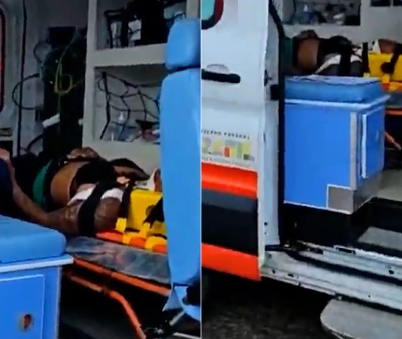 Duas mulheres ficam feridas após moto bater na traseira de ônibus na Grande São Luís