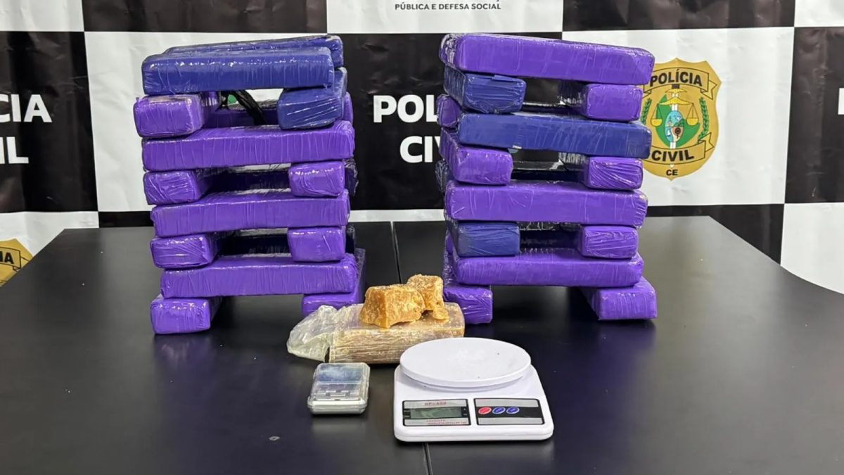 Duas mulheres são presas com mais de 20 kg de drogas em apartamento no Ceará