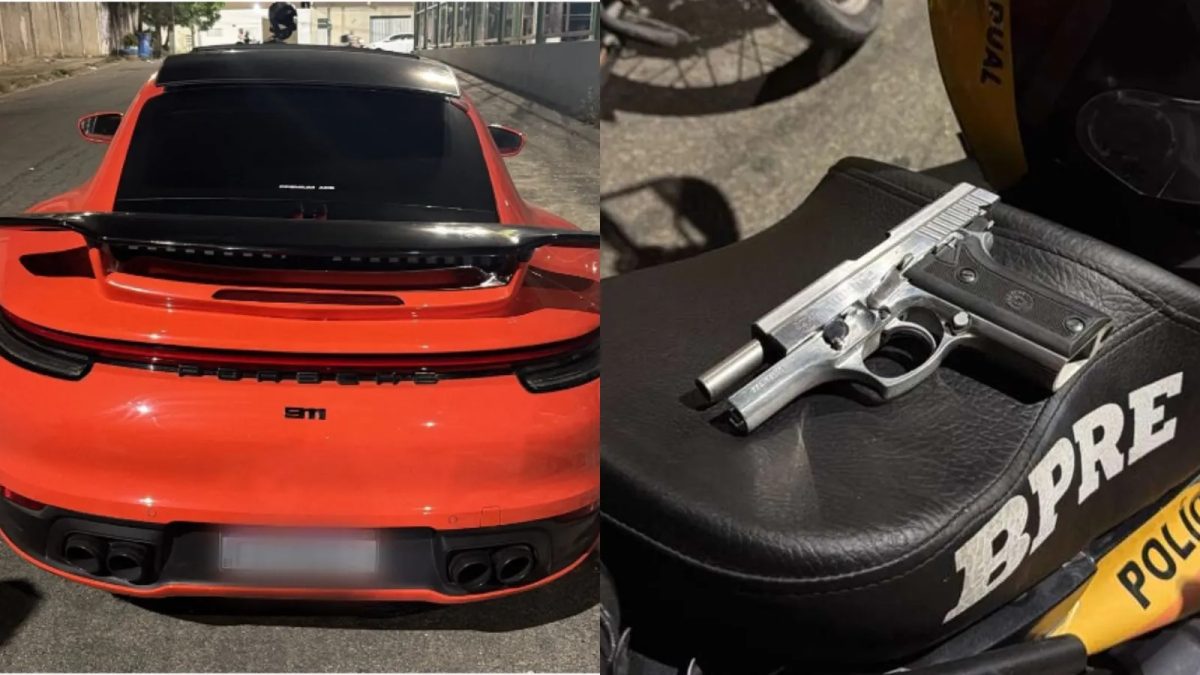 Empresário preso em Porsche com arma é solto após pagar fiança em Fortaleza