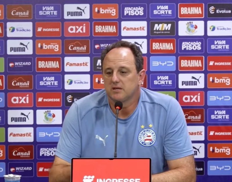 “Foi o nosso pior primeiro tempo em matéria de construção”, admite Ceni após derrota do Bahia para o Flamengo