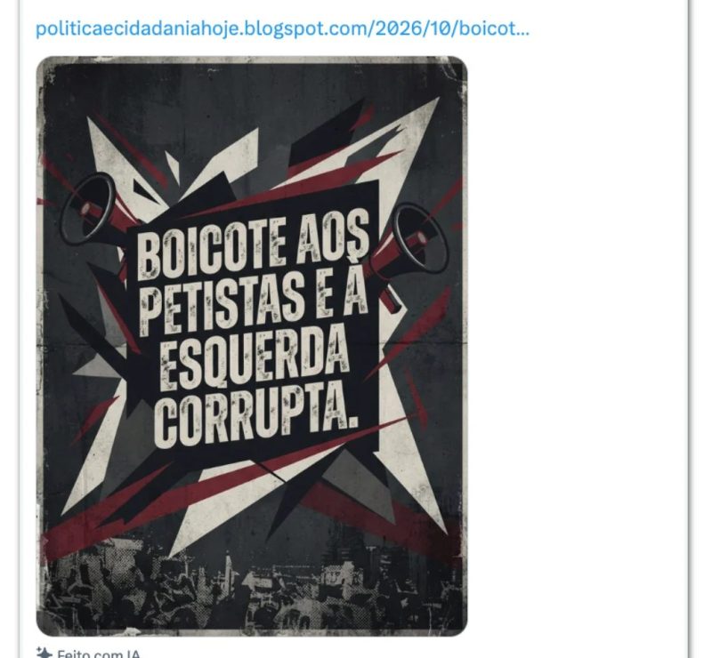 Governo vai buscar remover posts que incentivem assédio eleitoral