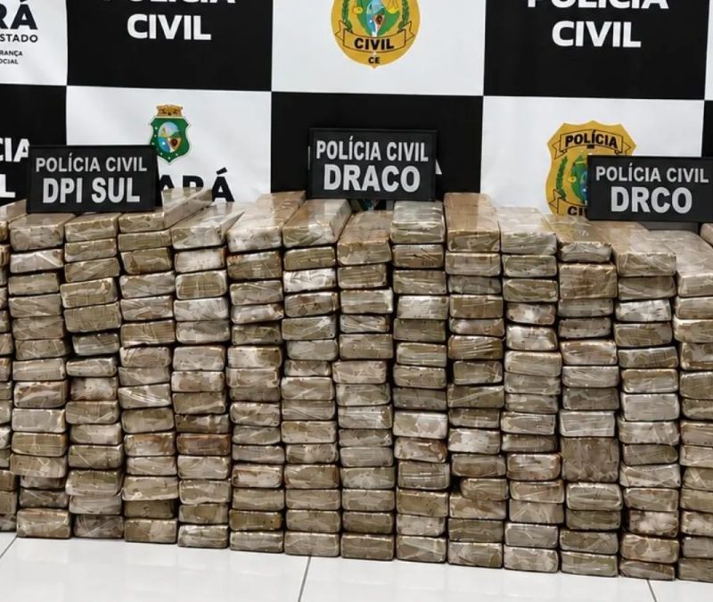 Homem é preso com mais de 200 quilos de maconha no interior do Ceará