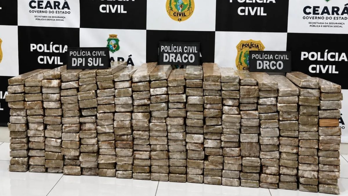 Homem é preso com mais de 200 quilos de maconha no interior do Ceará
