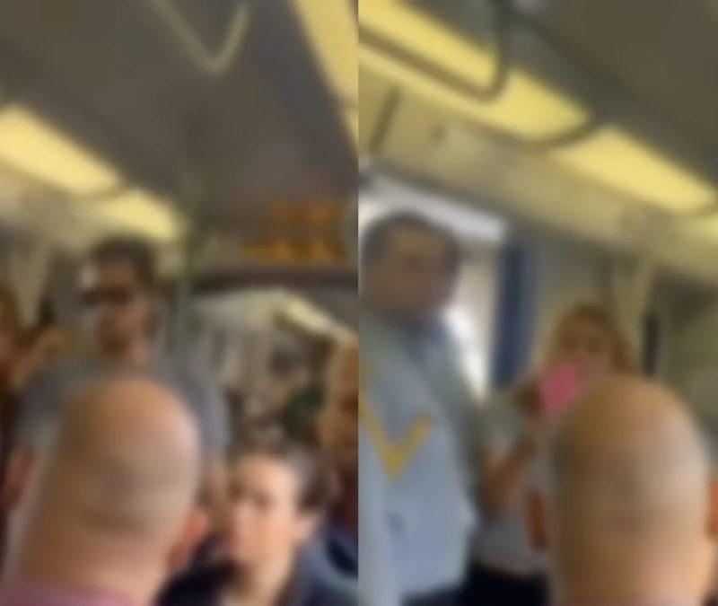 Homem se recusa a sair de vagão exclusivo para mulheres em metrô da Grande Fortaleza; vídeo