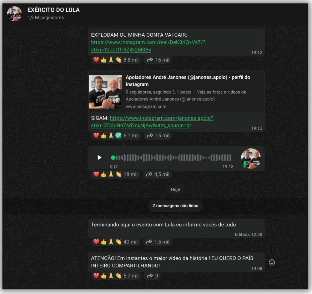 Janones cria “Exército de Lula” e une quase 2 milhões em canal