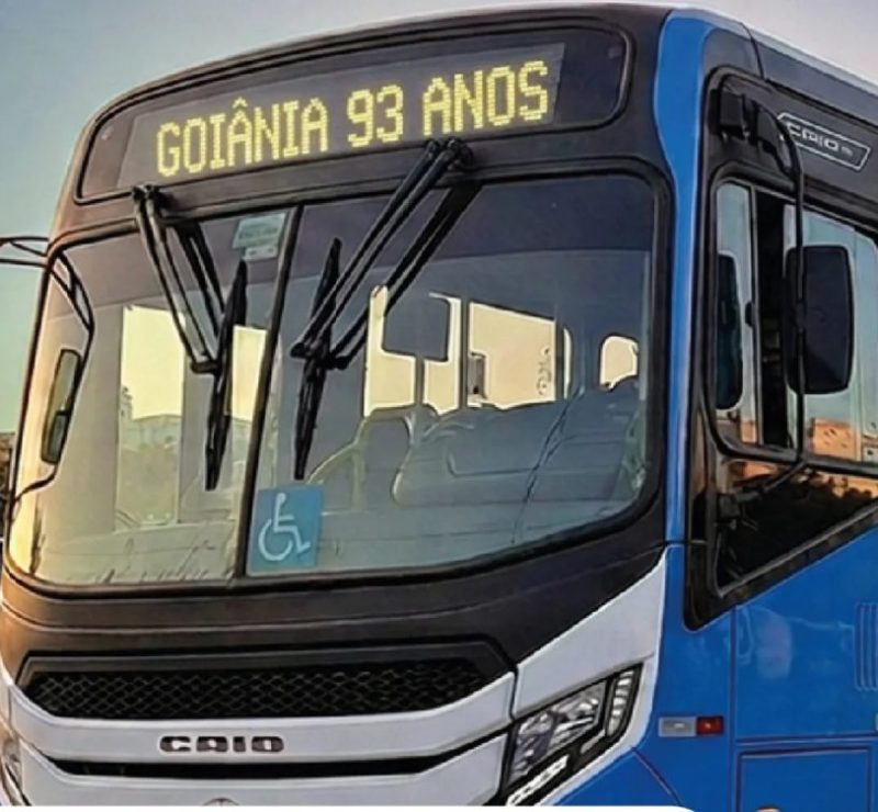 Linhas de ônibus do transporte coletivo serão alteradas para o aniversário de Goiânia; veja quais