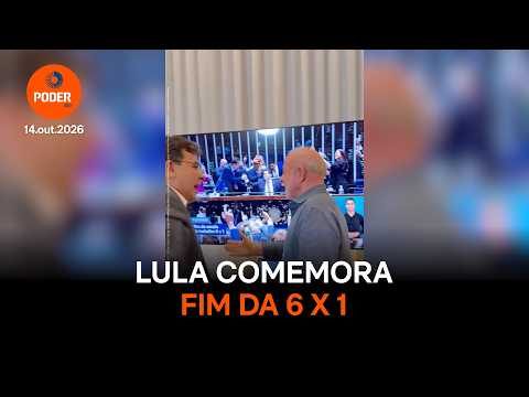 Lula comemora fim da escala 6 X 1: “Sorte do povo brasileiro”