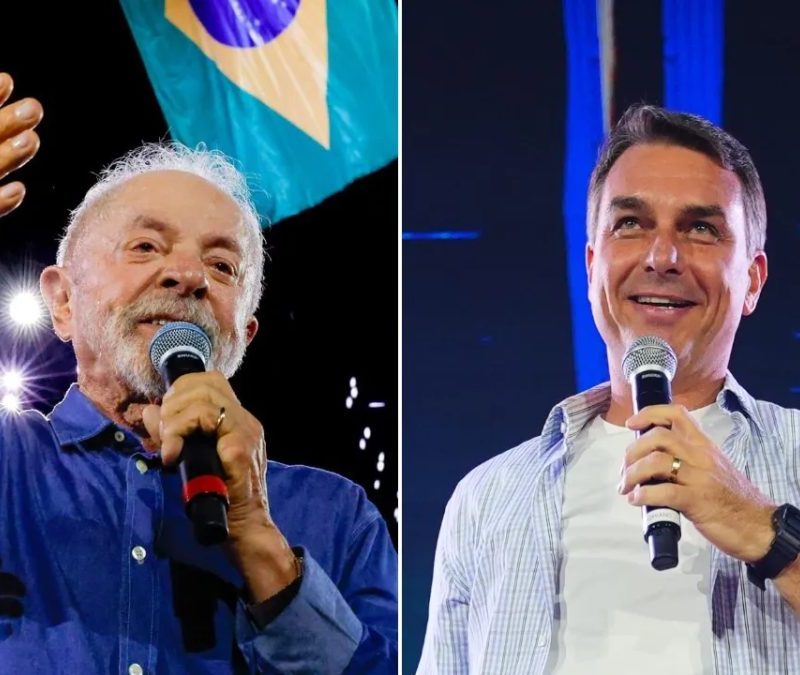 Lula e Flávio Bolsonaro escolhem estado de São Paulo para último ato de campanha antes do 1º turno