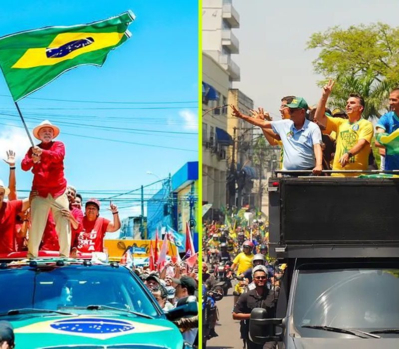 Lula faz comício em Natal e Flávio participa de moto-carreata no Rio