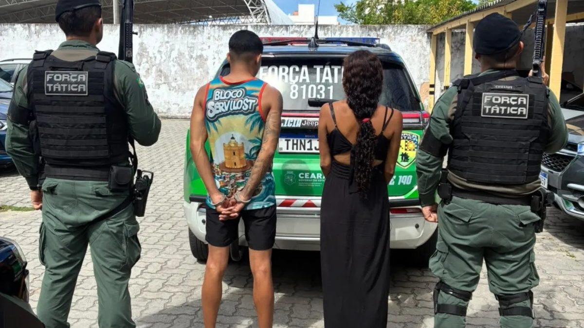 Mãe e filho são presos por suspeita de tráfico de drogas em Fortaleza