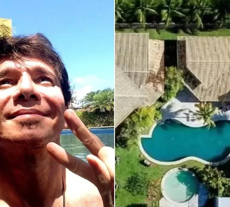 Mansão em destino turístico da Bahia com piscina em formato de violão foi último endereço de Netinho