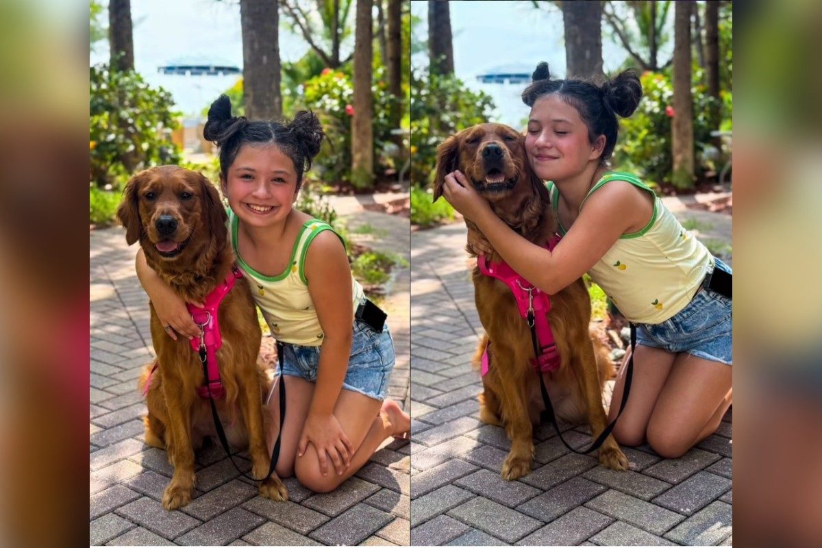 Menina de 11 anos tem ajuda de cachorra para controlar a diabetes