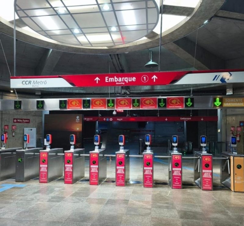 Metrô de Salvador terá operação estendida para jogo entre Bahia e São Paulo na Arena Fonte Nova