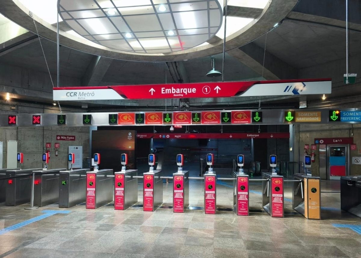 Metrô de Salvador terá operação estendida para jogo entre Bahia e São Paulo na Arena Fonte Nova