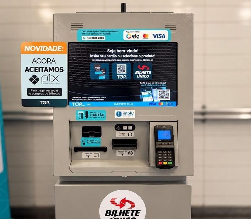 Metrô de São Paulo amplia uso do Pix no autoatendimento