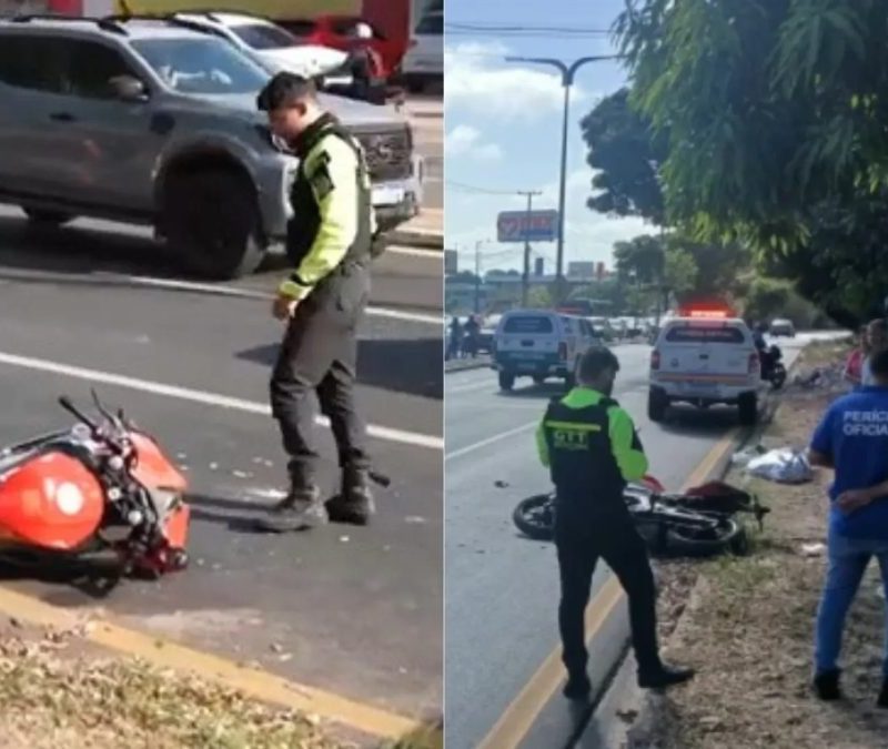 Motociclista morre após bater em árvore na Avenida Jerônimo de Albuquerque, em São Luís