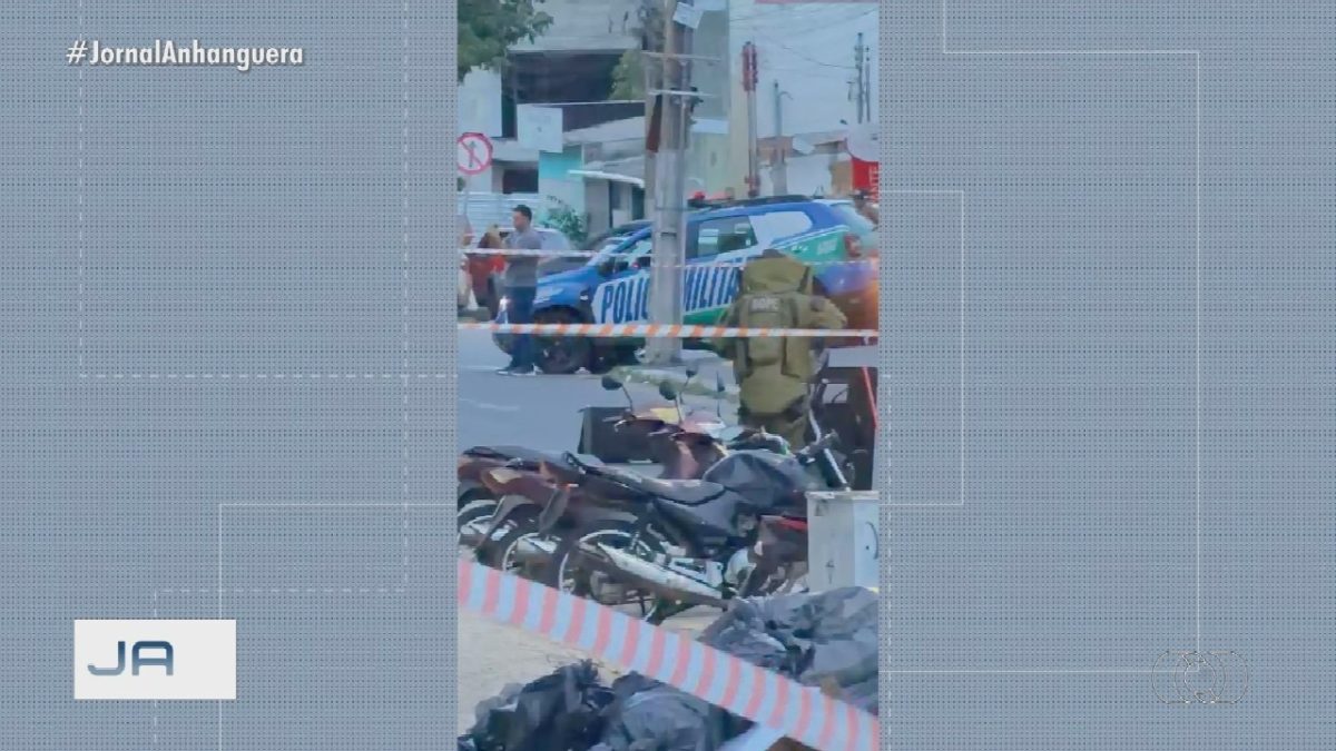 Não era bomba, era granola: caixa suspeita deixada na porta de banco mobiliza Esquadrão de Bombas, em Goiás; vídeo