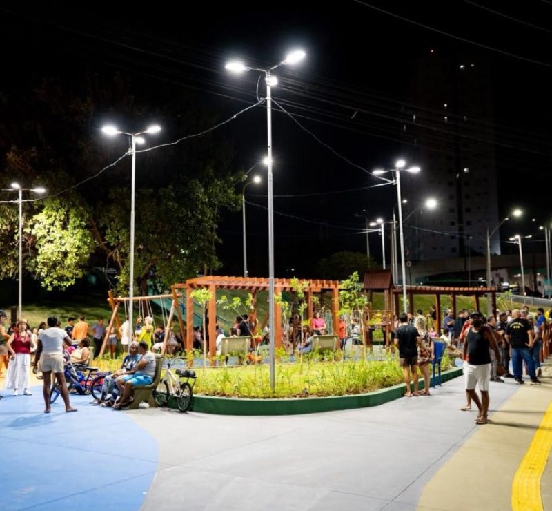 Nova praça é entregue à população do bairro Radional, em São Luís