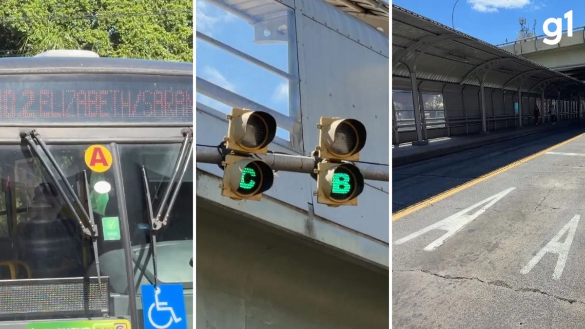 O que significam as letras A, B e C nos ônibus de Porto Alegre?