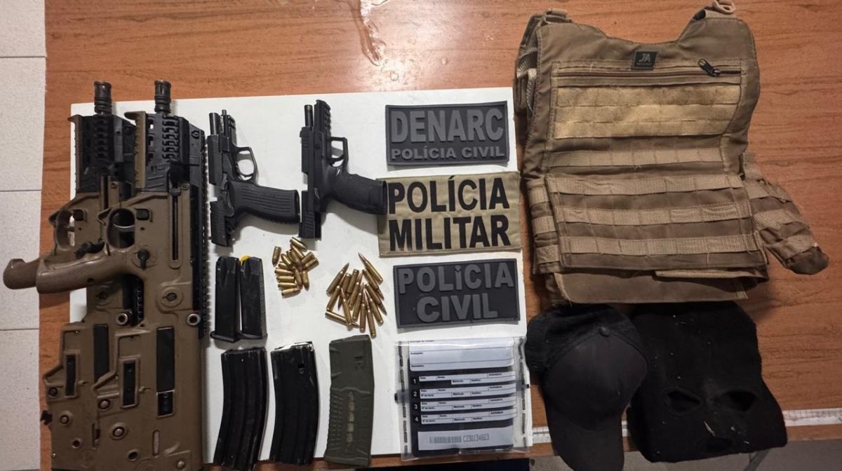 Operação no Extremo Sul baiano termina com três suspeitos mortos e apreensão de fuzis