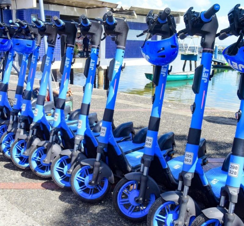 Patinetes elétricos ultrapassam 1 mi de viagens realizadas em Salvador