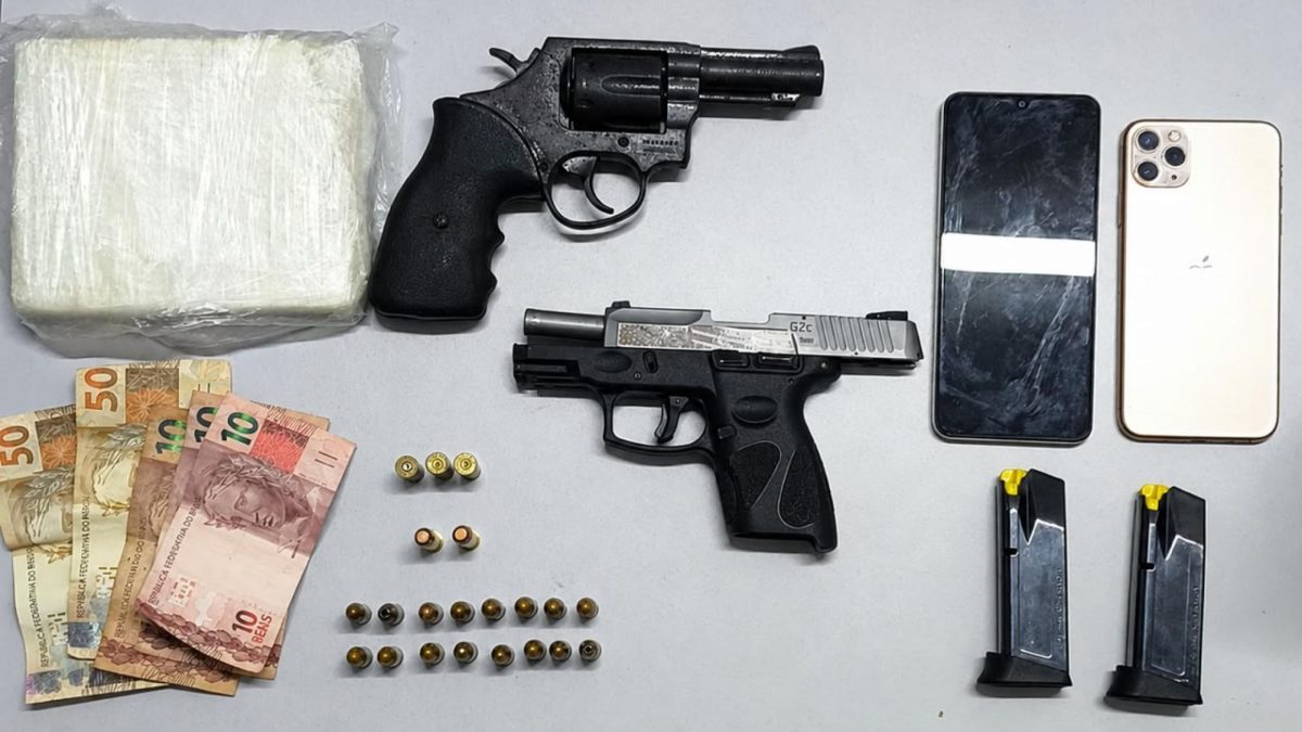 PM apreende seis armas de fogo em ações policiais em Arapiraca e Taquarana