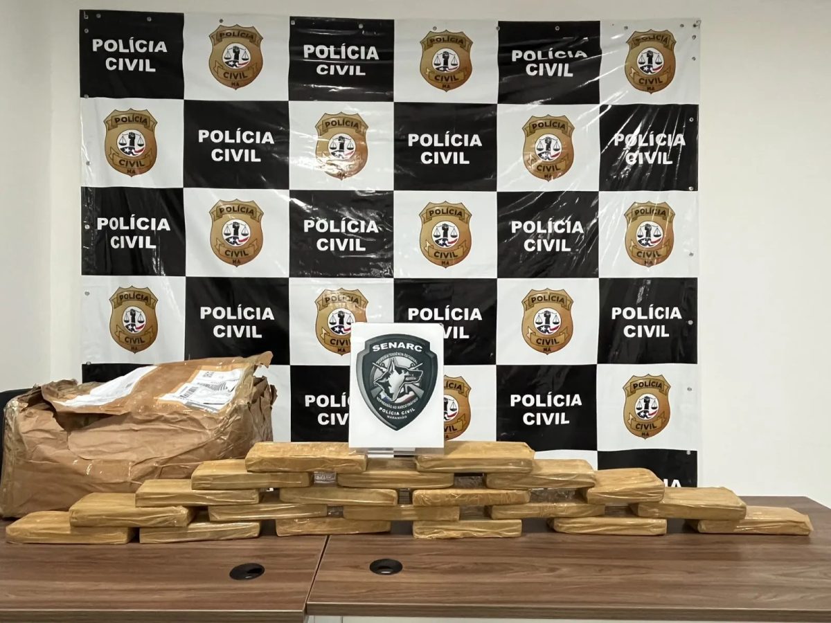 Polícia apreende cerca de 20 kg de maconha durante operação em São Luís, no MA