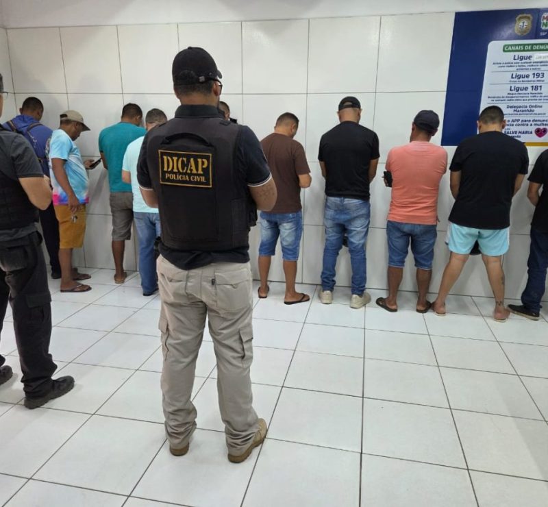 Polícia prende 13 homens por dívida de pensão alimentícia em Timon; débitos variam de R$ 356 a R$ 32 mil