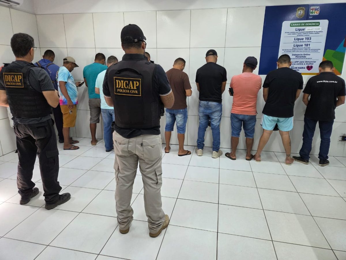 Polícia prende 13 homens por dívida de pensão alimentícia em Timon; débitos variam de R$ 356 a R$ 32 mil