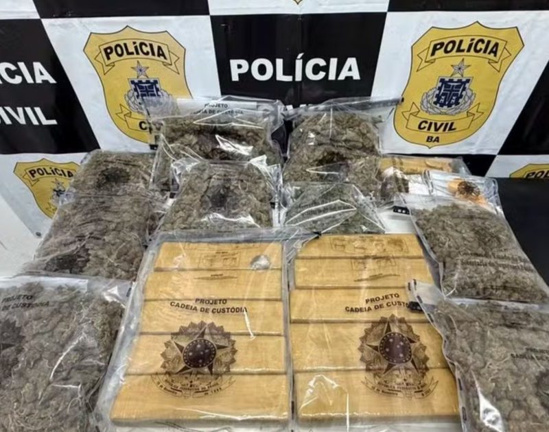 Polícia prende quatro homens por suspeita de tráfico de drogas em Salvador e Jequié