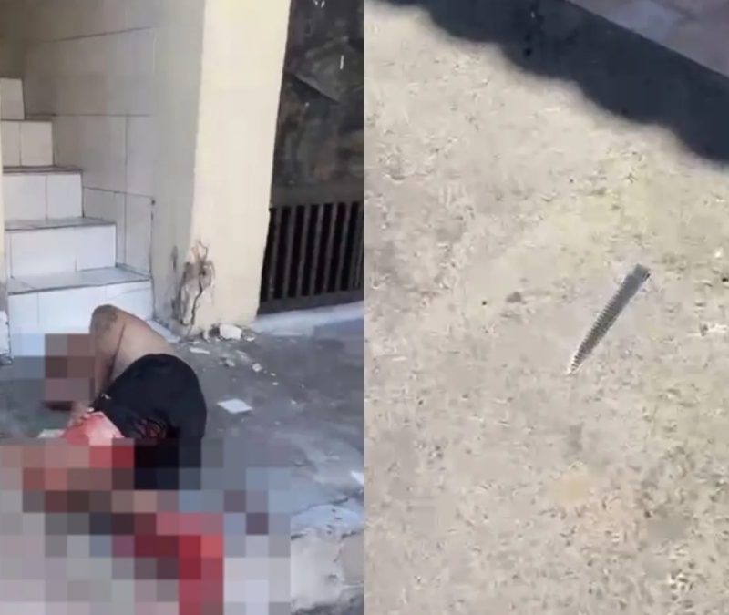 Policial de folga atira em filho que atacava pai com faca no interior do Ceará