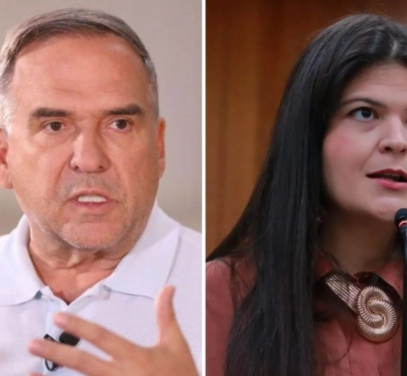 Prefeito Sandro Mabel ataca Aava Santiago após coletiva sobre taxa do lixo em Goiânia: ‘Cacete nessa vereadora malandra’