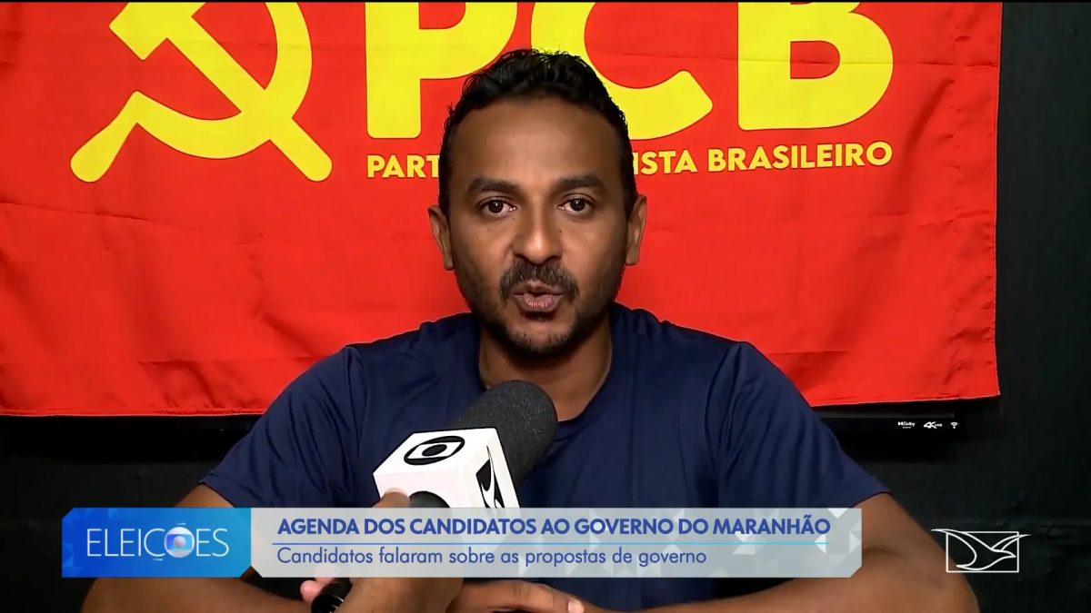 Qual é o número de Reginaldo Lima (PCB) para o governo do Maranhão?