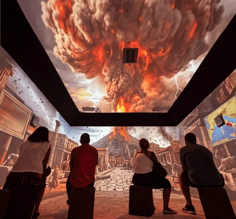 Quer ver a explosão de um vulcão? Shopping de Curitiba abre exposição inédita no dia 9