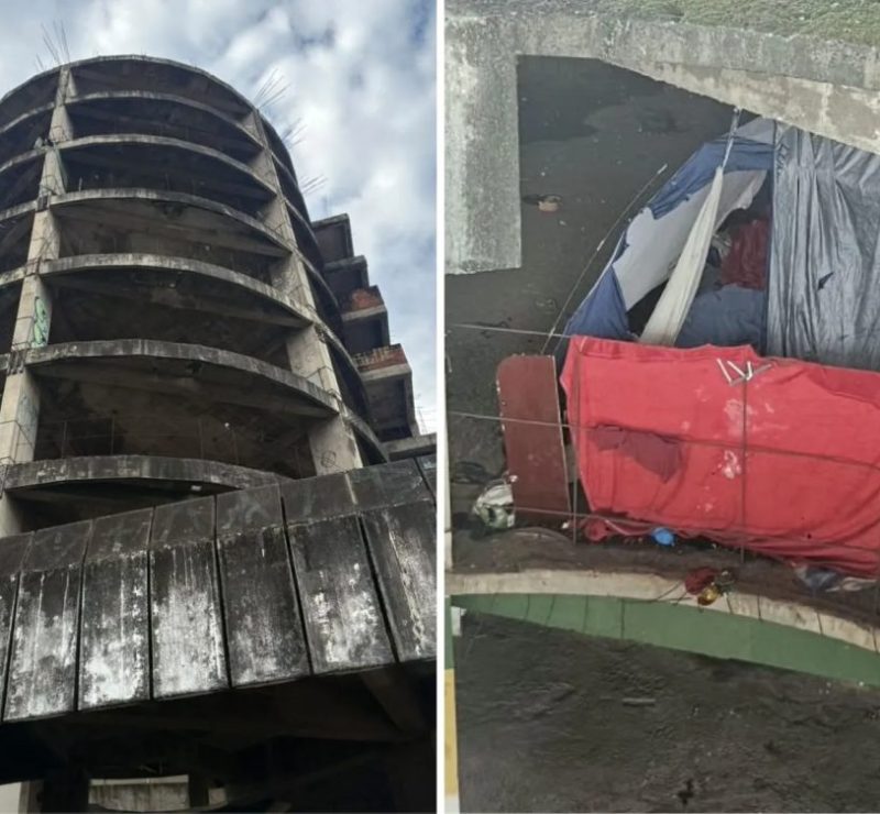 Redondo da Araguaia: prédio inacabado há cerca de 25 anos vira alvo de ocupações irregulares e é autuado pela Prefeitura de Goiânia