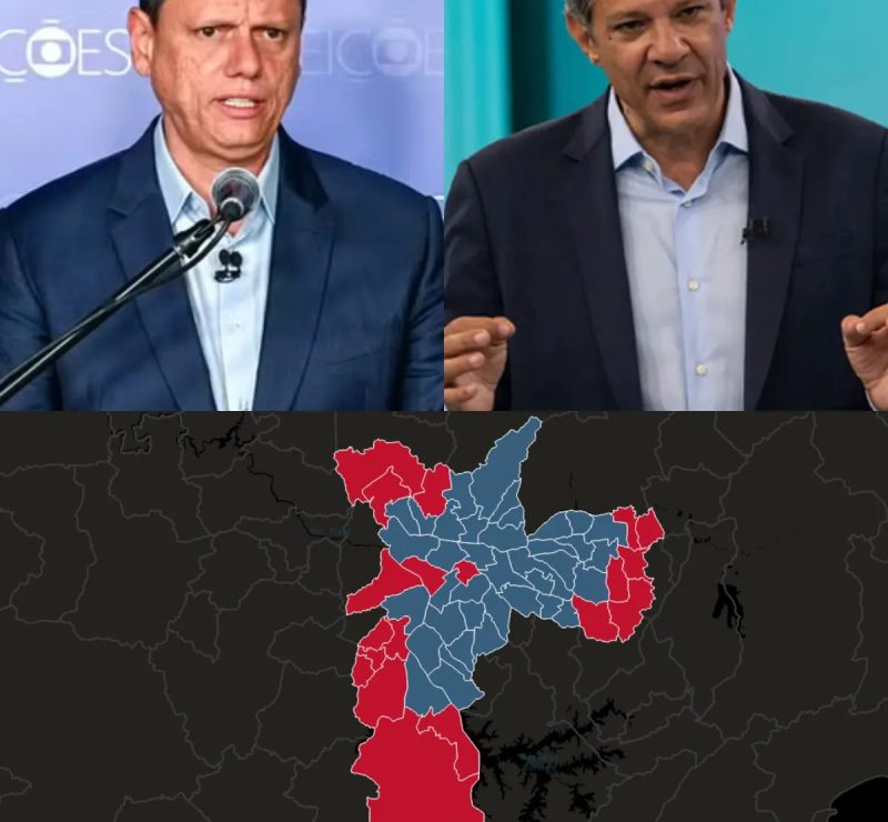 Regiões da capital paulista em que Haddad e Tarcísio mais tiveram votos são mais populosas do que 5.189 cidades do Brasil