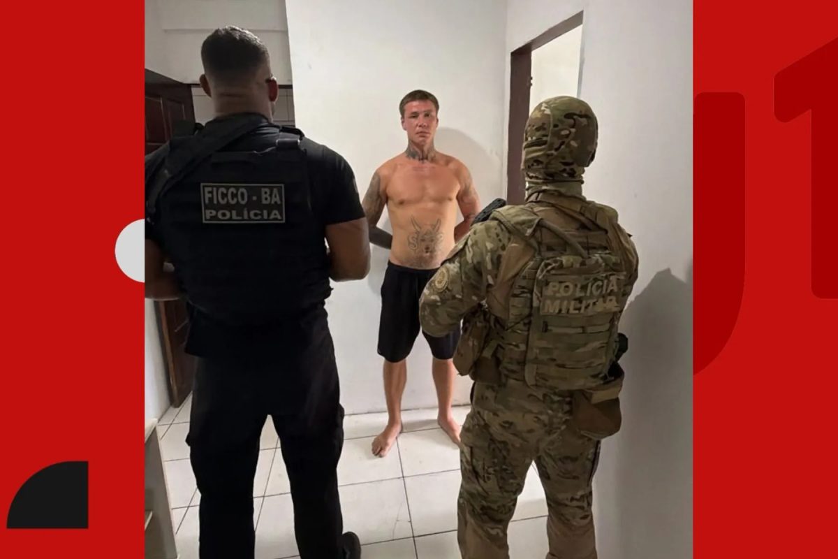 Russo condenado à prisão perpétua por tráfico é localizado pela polícia em Salvador