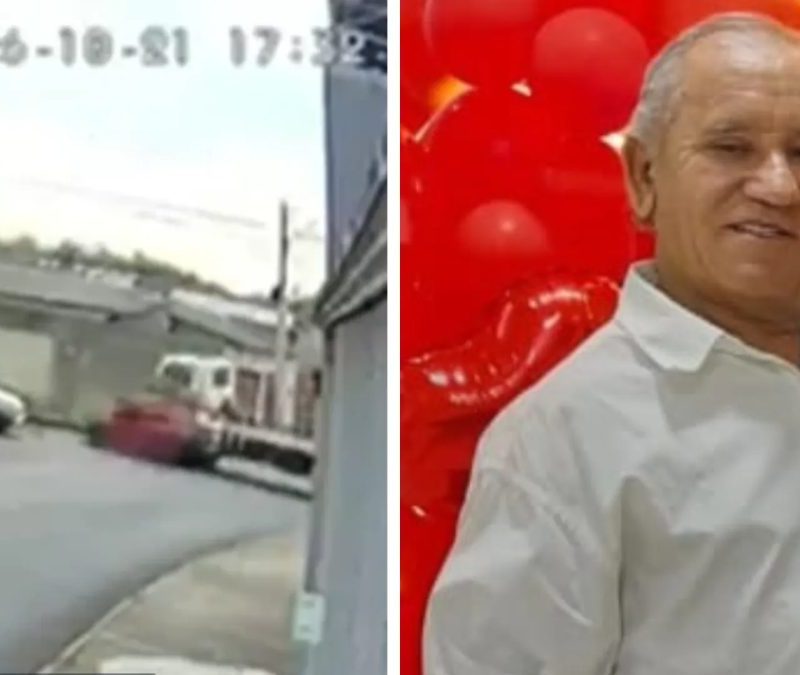 Serralheiro morre após ter carro arrastado por caminhão em Goiânia; vídeo
