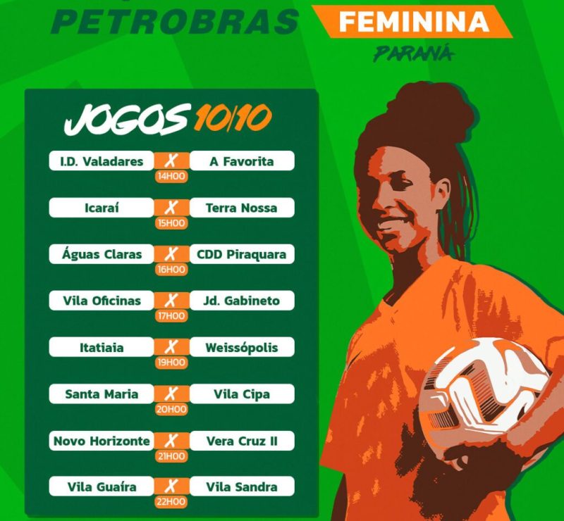 Taça das Favelas Petrobras Feminina 2026 no Paraná reúne 16 equipes em Curitiba neste sábado