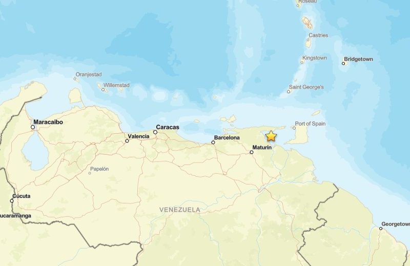 Terremoto de magnitude 5,0 atinge a Venezuela, diz agência dos EUA