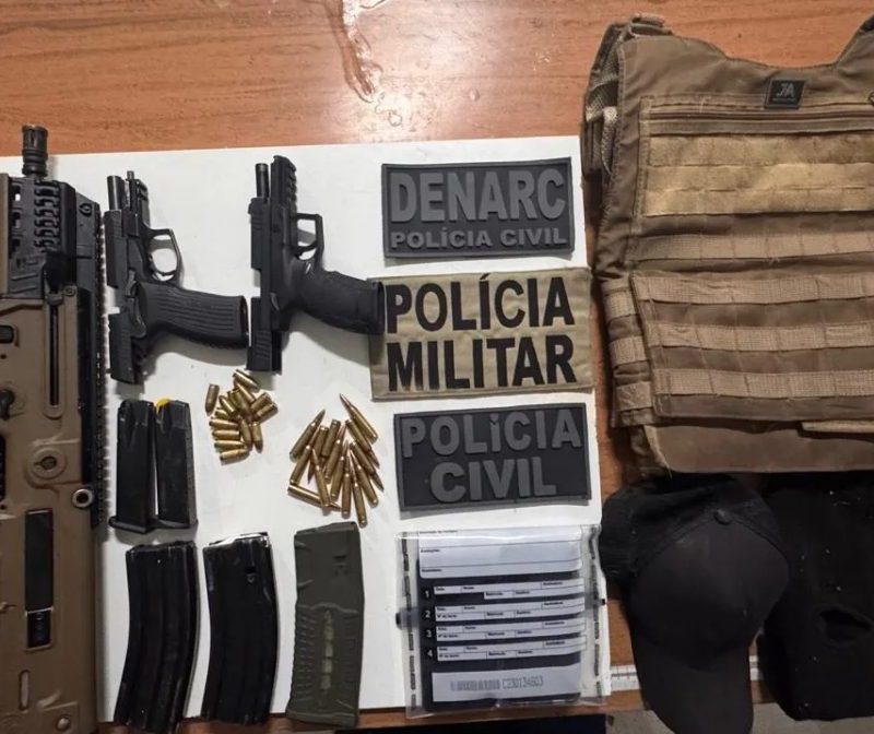 Três homens morrem após confronto com policiais na Bahia; dois fuzis foram apreendidos