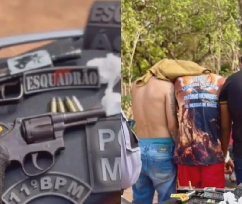 Três homens são presos com armas e drogas durante abordagem policial na zona rural de Timon, no MA