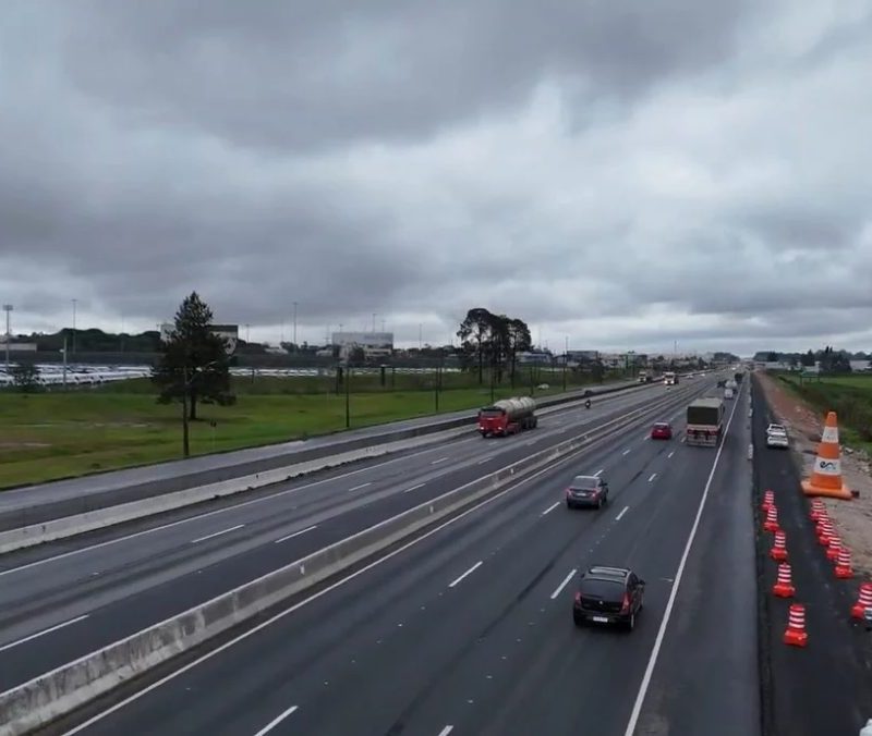 Véspera de feriado tem tráfego tranquilo na BR-277 entre Curitiba e o Litoral