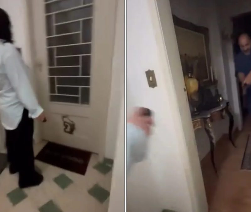 VÍDEO: Após conflito por bandeira política, tenente-coronel da reserva recebe vizinhas armado na porta de apartamento em Porto Alegre