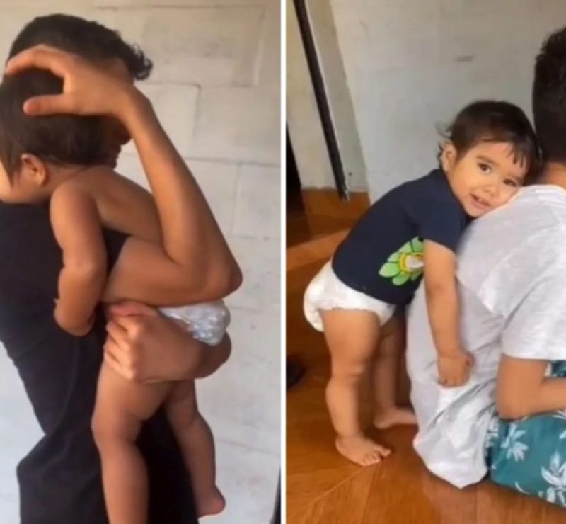 Vídeo com momentos de carinho entre menina de 3 anos e irmão adolescente emociona em Goiás: ‘Encontro de almas’