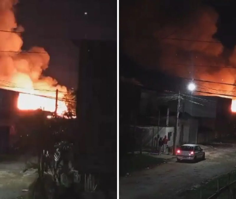 VÍDEO: Incêndio destrói cerca de 20 casas e deixa moradores desabrigados em Pelotas, no Sul do RS