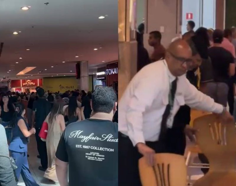 VÍDEO: Incidentes com maçarico culinário deixa dois feridos em restaurante do Salvador Shopping